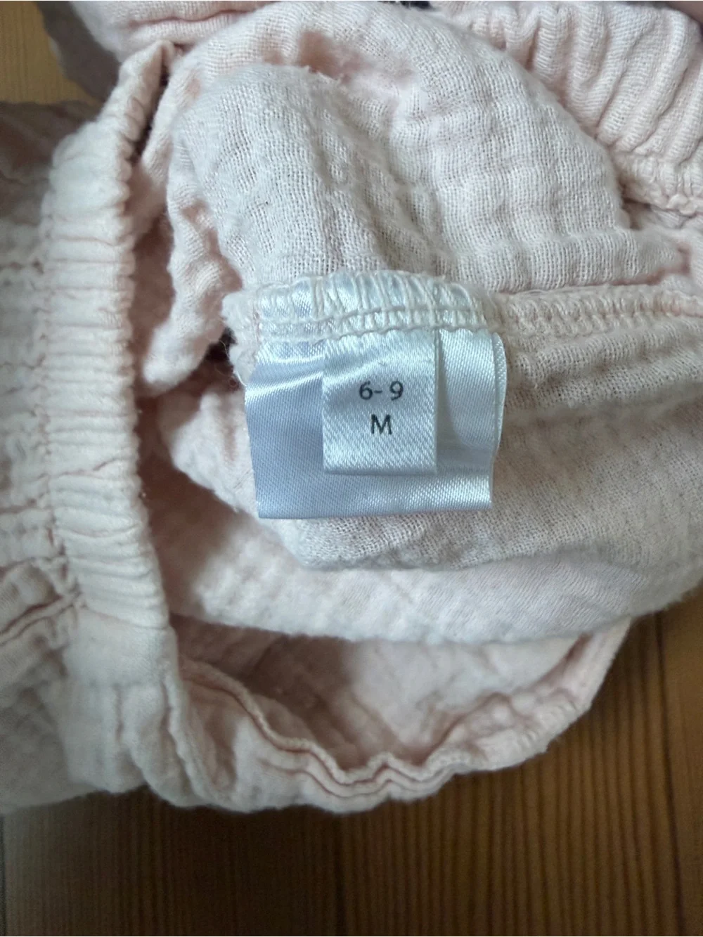 My Little Cozmo Muslin Baby Pink Gauze Romper 6-9M Embroidered Face Barcelona